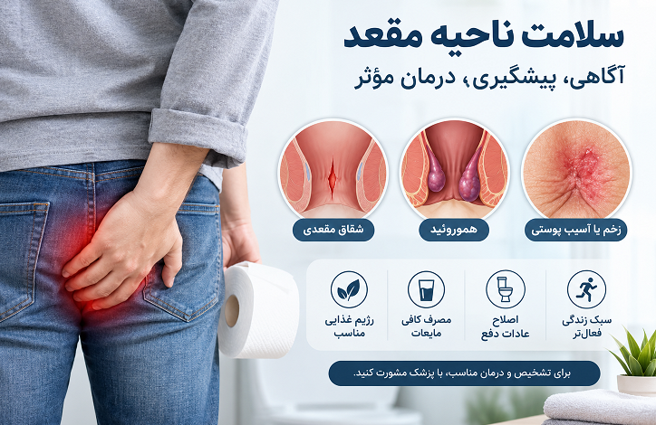 درد، سوزش و خونریزی مقعد؛ از تشخیص تا انتخاب روش درمان مناسب
